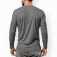 Full Sleeves Grey T-Shirt For Men- FlyingCart.pk