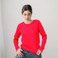 Red Full Sleeve T-Shirt for Women- FlyingCart.pk