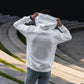 Men Pullover Hoodie White- FlyingCart.pk