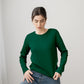 Dark Green Full  Sleeve T-Shirt for Women- FlyingCart.pk