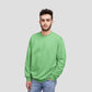 Sweat Shirt Light Green For Men- FlyingCart.pk