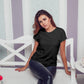 Black T-Shirt For Women- FlyingCart.pk