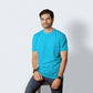 Half Sleeves Light Blue T-shirt For Men- FlyingCart.pk