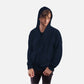 Zipper Hoodie Navy blue- FlyingCart.pk