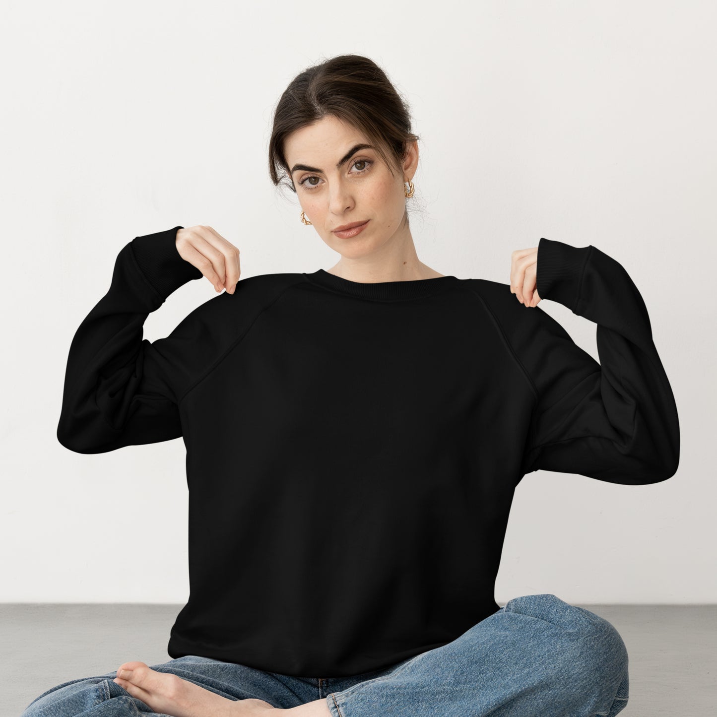 Sweat Shirt Black For Women - FlyingCart.pk