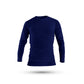 Full Sleeves Navy Blue T-Shirt For Men- FlyingCart.pk