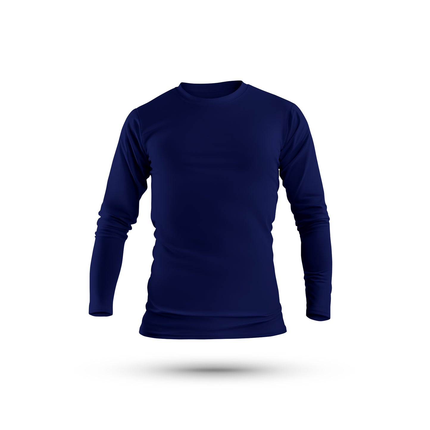 Full Sleeves Navy Blue T-Shirt For Men- FlyingCart.pk