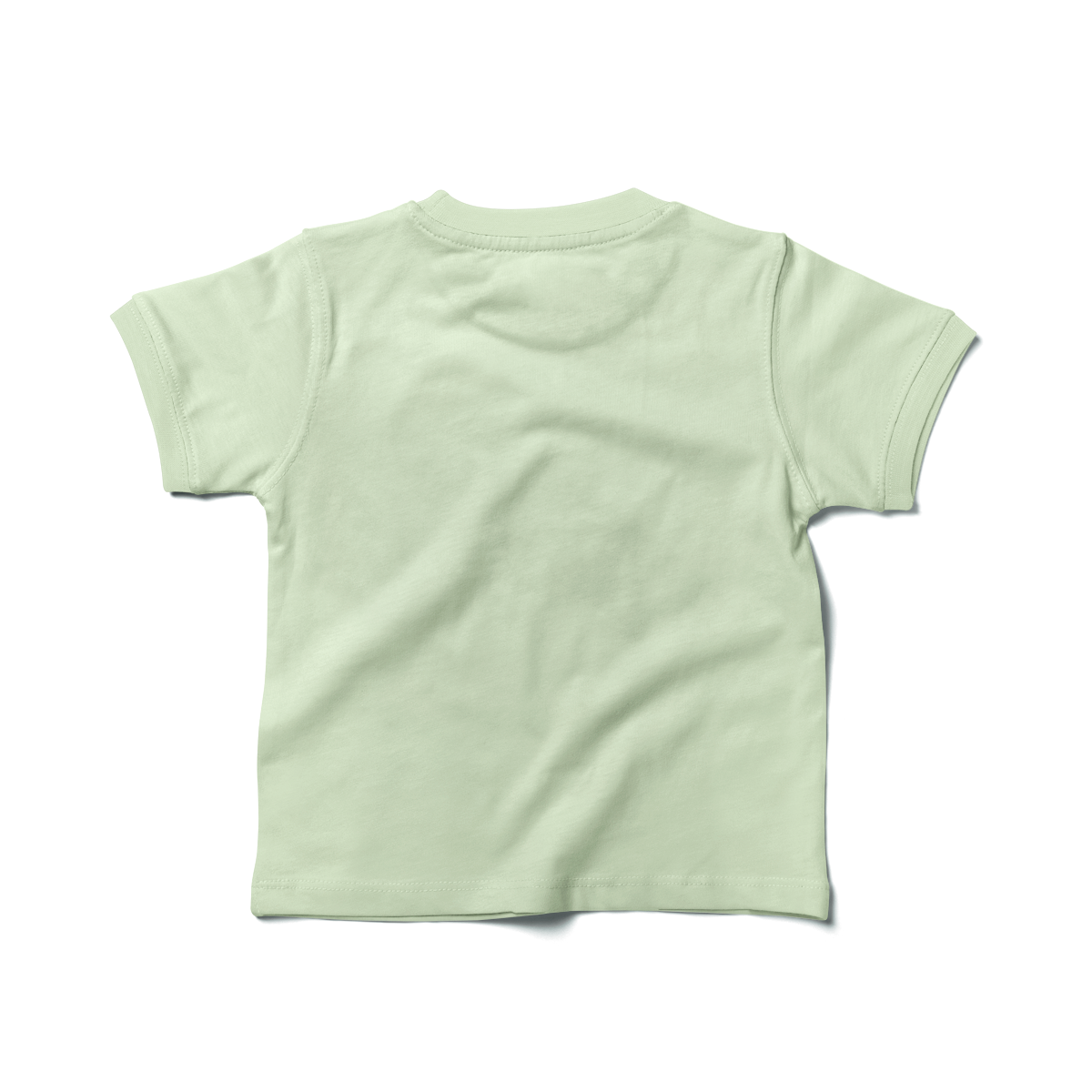 Pastel Green Kids Half Sleeves Unisex T-Shirt- FlyingCart.pk