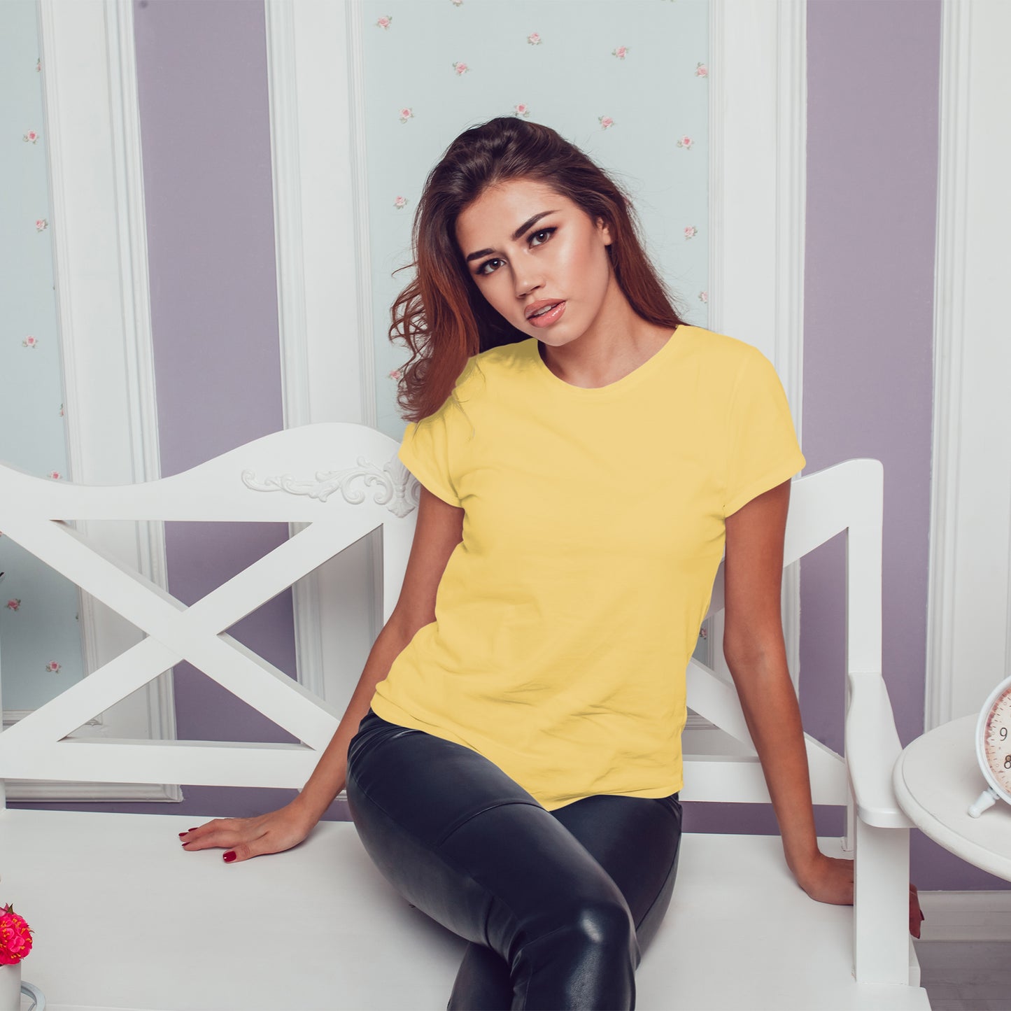 Mustard T-Shirt For Women - FlyingCart.pk