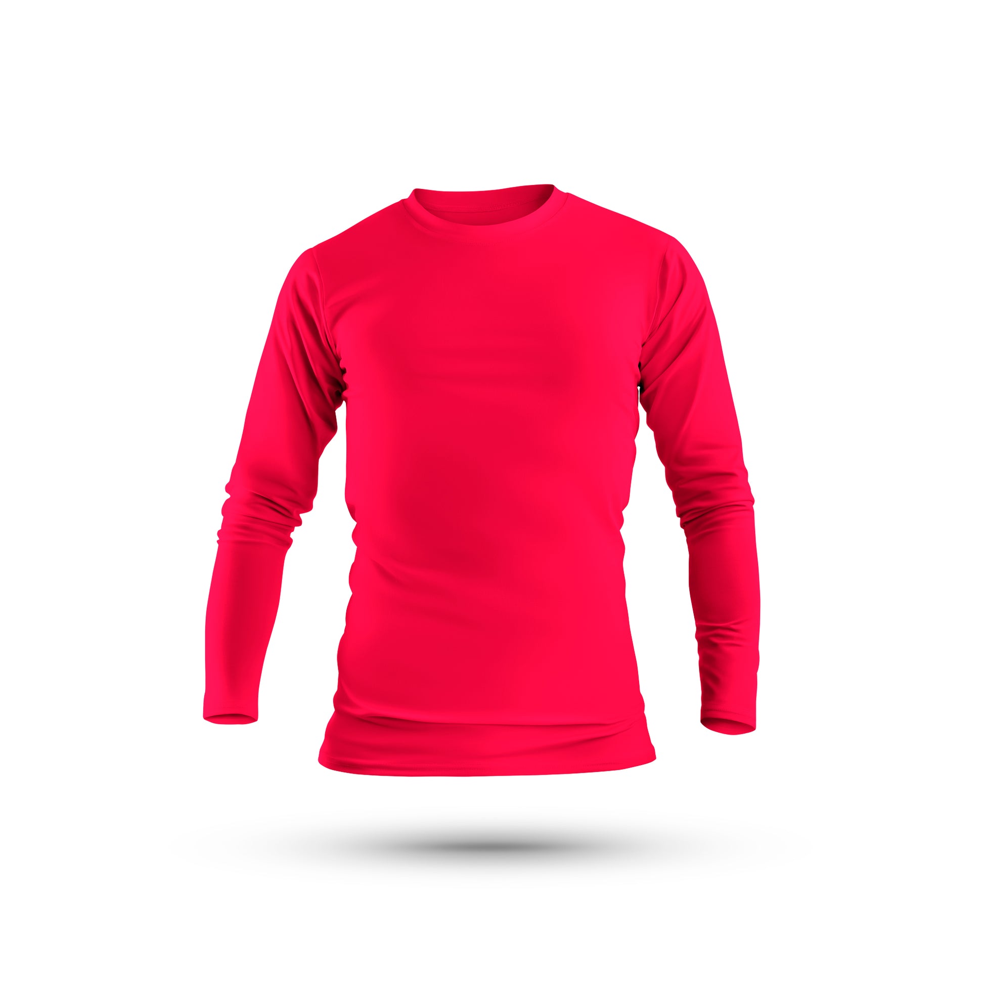 Full Sleeves Red T-Shirt For Men - FlyingCart.pk