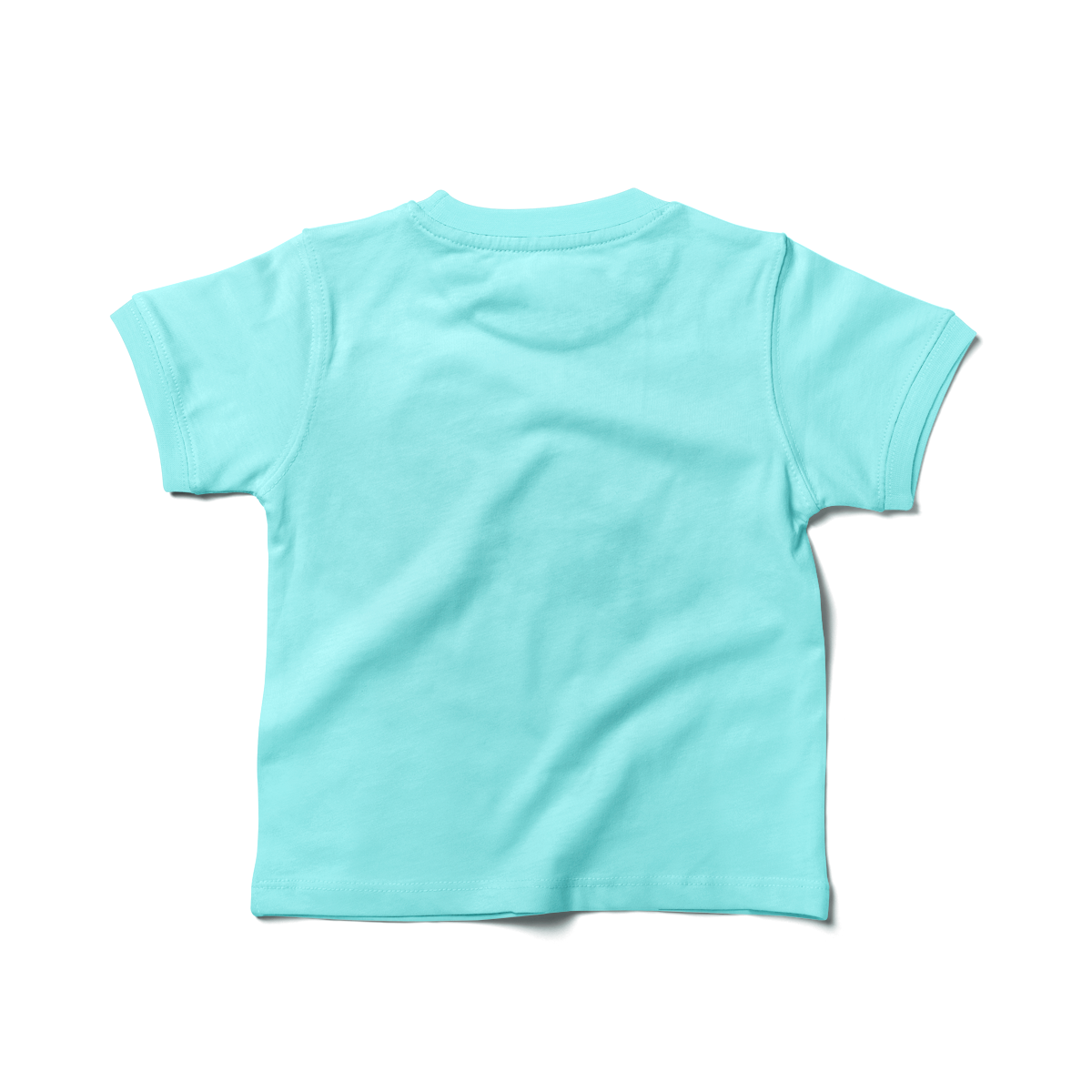 Ice blue Kids Half Sleeves Unisex T-Shirt- FlyingCart.pk