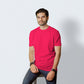 Half Sleeves Red T-shirt For Men - FlyingCart.pk