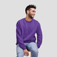 Sweat Shirt Royal Purple For Men- FlyingCart.pk