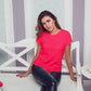 Red T-Shirt For Women - FlyingCart.pk