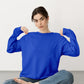 Sweat Shirt Royal Blue For Women- FlyingCart.pk