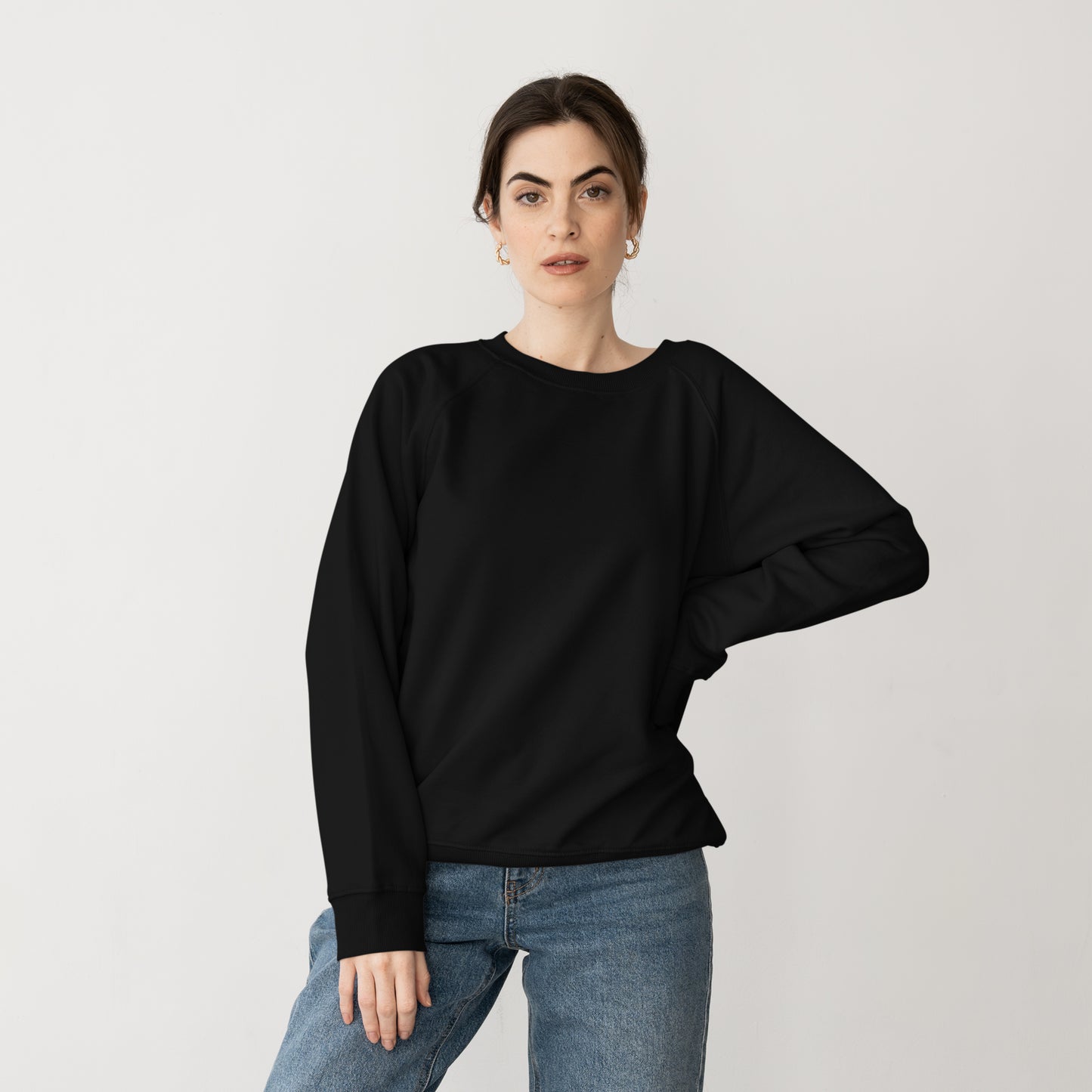 Sweat Shirt Black For Women - FlyingCart.pk