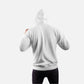 Zipper Hoodie White for Men- FlyingCart.pk