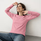 Light Pink Full Sleeve T-Shirt for Women- FlyingCart.pk