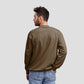 Sweat Shirt Dark Brown For Men- FlyingCart.pk