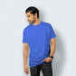 Half Sleeves Royal Blue T-shirt For Men - FlyingCart.pk