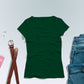 Dark Green T-Shirt For Women- FlyingCart.pk