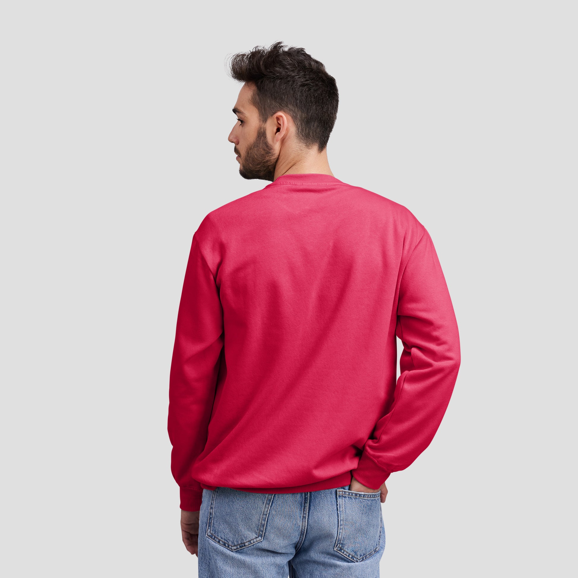 Sweat Shirt Red For Men- FlyingCart.pk