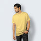 Half Sleeves Mustard T-shirt For Men - FlyingCart.pk