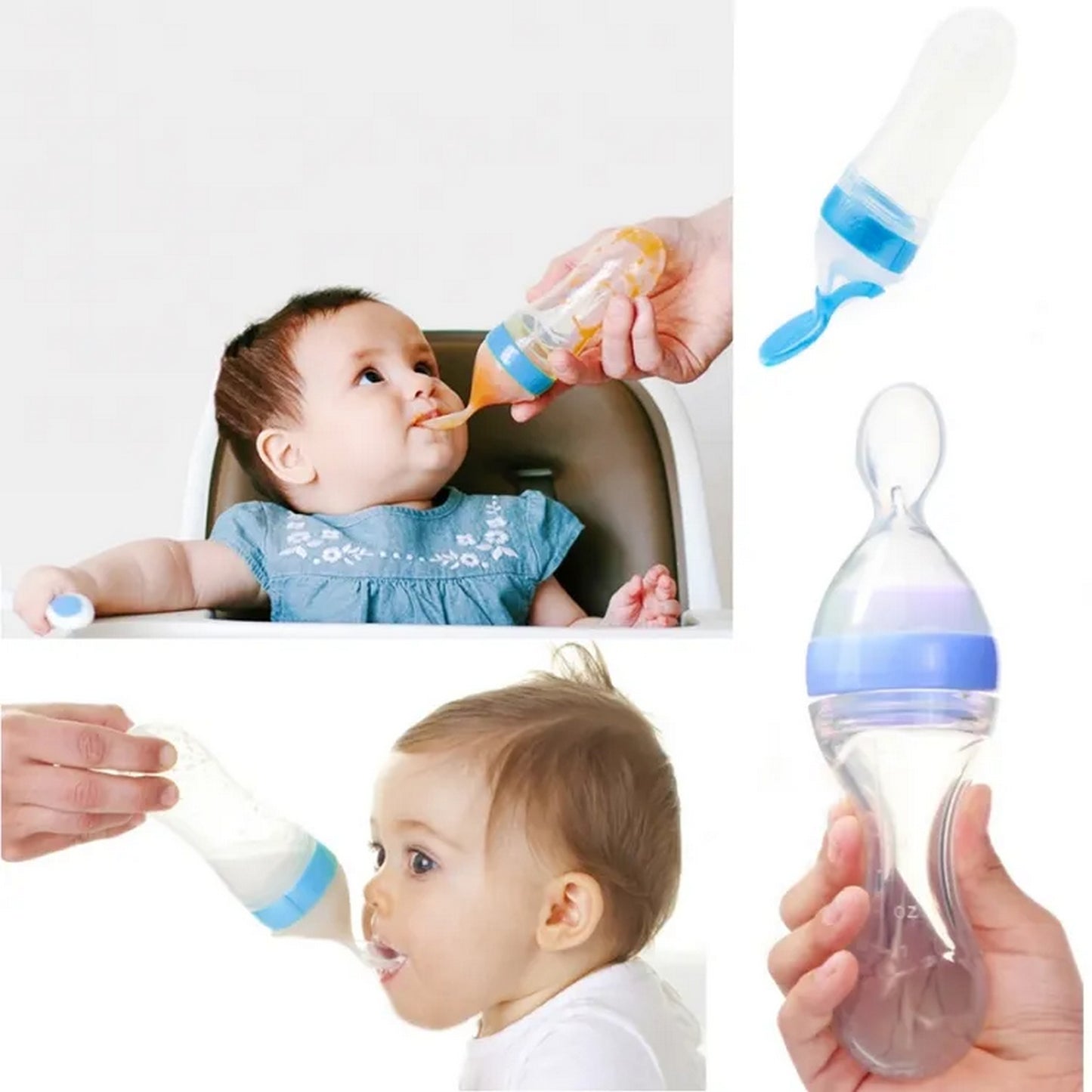 Silicone Spoon Feeder For Baby - FlyingCart.pk