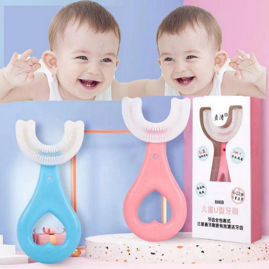 Baby Toothbrush Children's Teeth Cleaning Brush - FlyingCart.pk