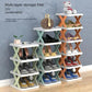 Foldable Plastic Shoe Rack Organizer X Type - FlyingCart.pk