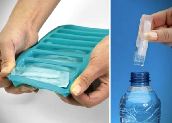 1 Pc 10 Grids Silicone Ice Cube Tray for Water Bottle Ice Cream Pudding Maker Mold - Flyingcart.pk
