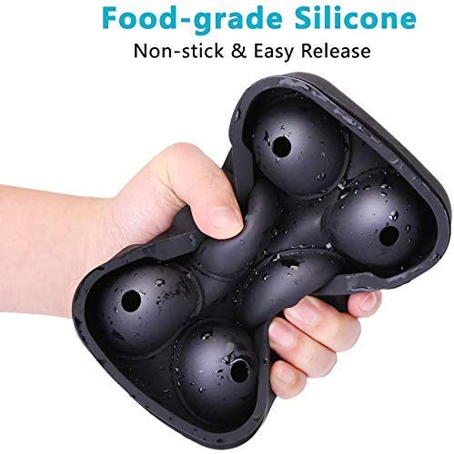 6-Grid Round Ice Cube Maker – Silicone Ice Tray - Flyingcart.pk