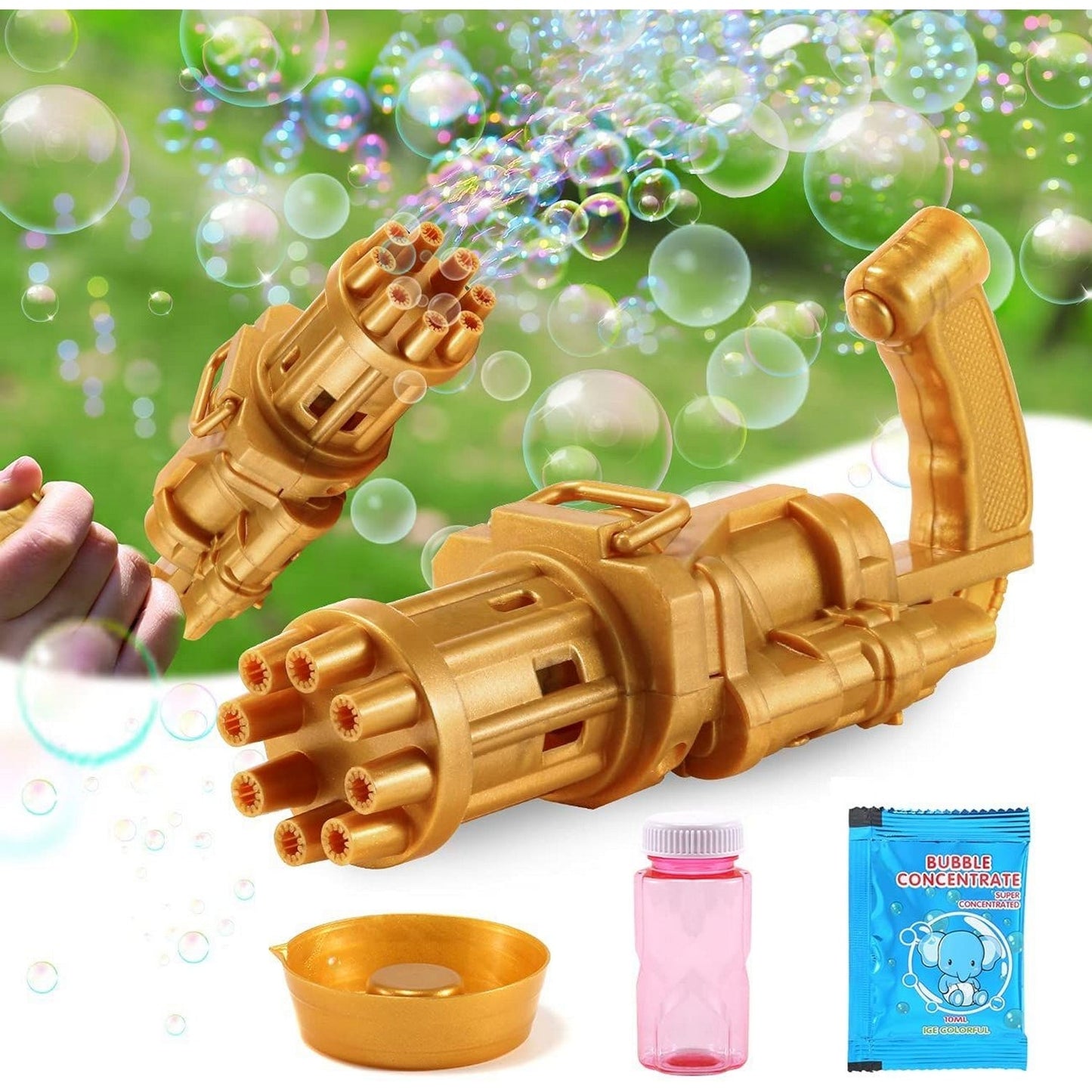 Automatic Bubble Machine Toy Gun - FlyingCart.pk