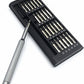 24-in-1 Precision Magnetic Screwdriver Set – Multi-Purpose Repair Toolkit with Aluminum Storage Case