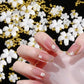 Artificial Nails for Women with Sticking Dots – Stylish, Easy-to-Apply, and Reusable (Random Designs - Flyingcart.pk