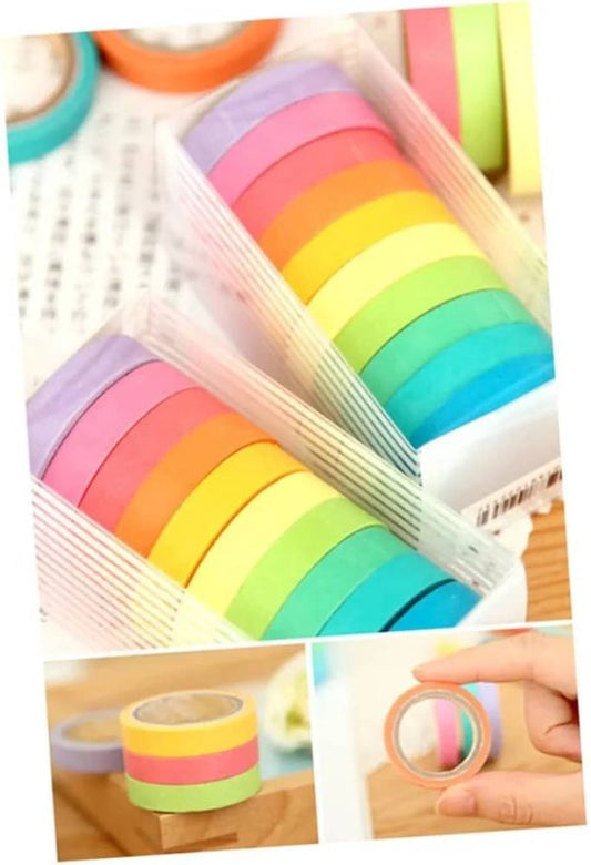 10 Rolls Chic Washi Tape Set - Flyingcart.pk