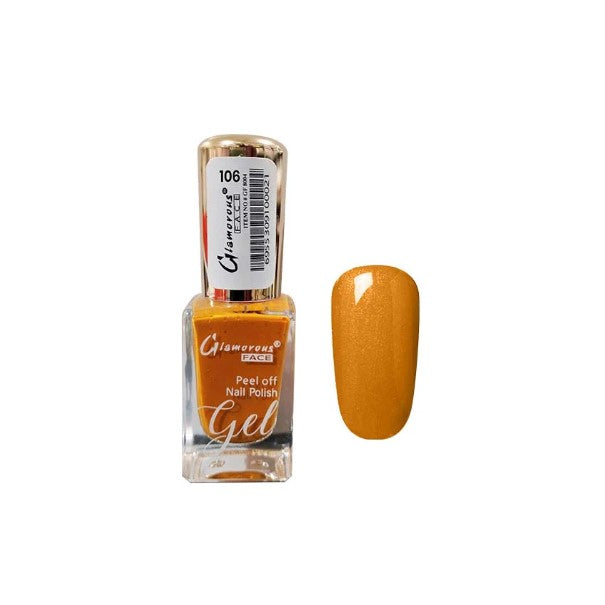 Glamorous Face Gel Peel Off Nail Polish - 106 - Flyingcart.pk