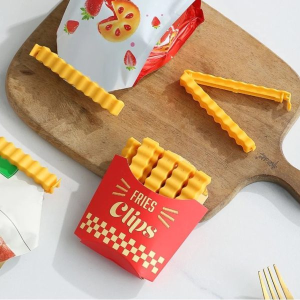 12pcs-set-creative-french-fries-bag-sealer-with-holder-fridge-magnet-bag-clips-food-seal-clip-keep-fresh-snack-sealing-clamp-1-flyingcar.pk