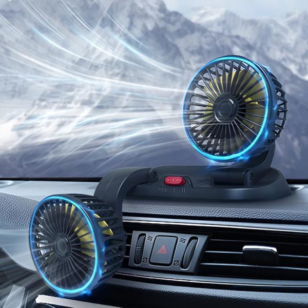 12v Car Dashboard Cooling Fan - Flyingcart.pk