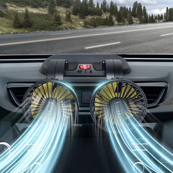 12v Car Dashboard Cooling Fan - Flyingcart.pk
