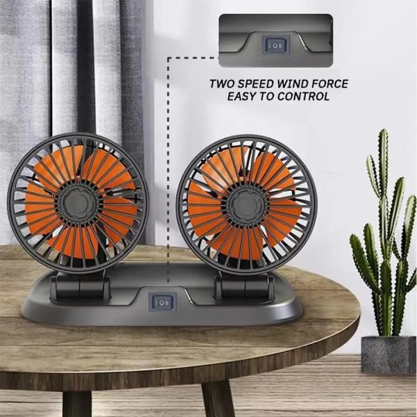 12v Car Dashboard Cooling Fan - Flyingcart.pk