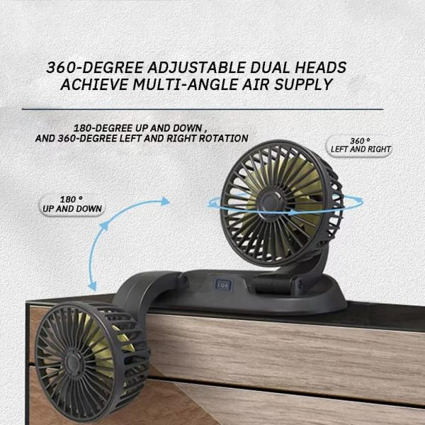 12v Car Dashboard Cooling Fan - Flyingcart.pk