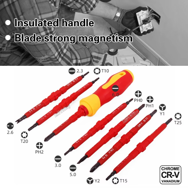 23 in 1 Insulated Screwdriver Set - Flyingcart.pk