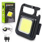 Portable Mini Rechargeable COB Keychain Light - FlyingCart.pk