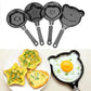 Egg Fry Pan Pack of 5 – Random Shapes - FlyingCart.pk