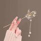 Vintage Style Butterfly Hairpin Flower Design Hair Stick - FlyingCart.pk