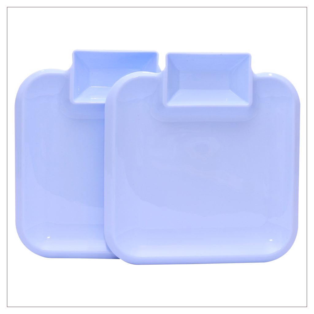 Snack Plate Square Pack of 2 - FlyingCart.pk