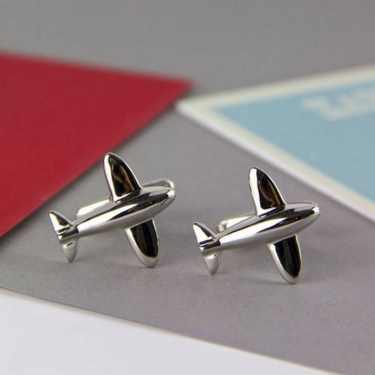 F16 Airplane Style Cufflinks - FlyingCart.pk