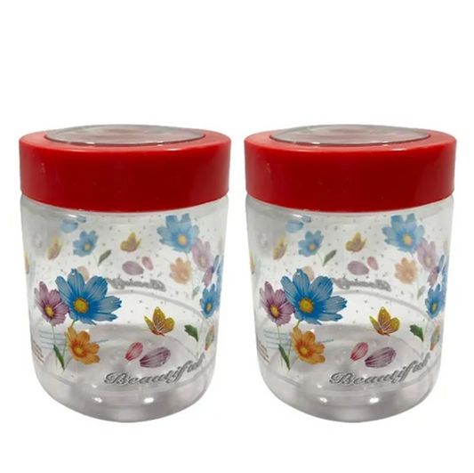 Plastic Nimco Jar Storage box (Pack Of 2)-FlyingCart.pk