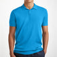 Turkish Blue Classy Soft Polo Shirts for Men-FlyingCart.pk